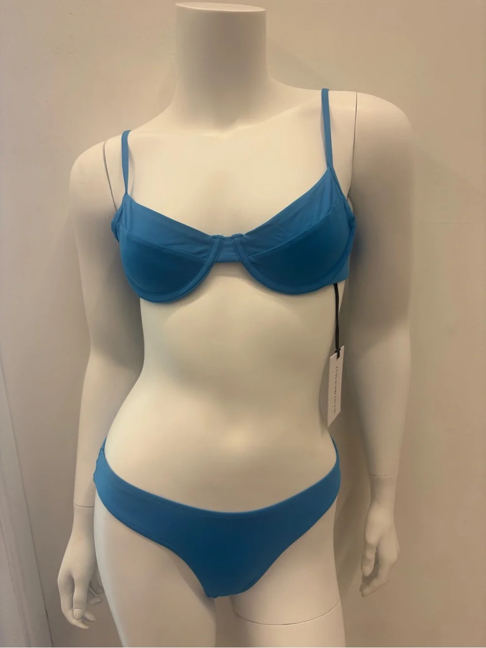 WeWoreWhat Teal-Blue Underwire Bikini Set